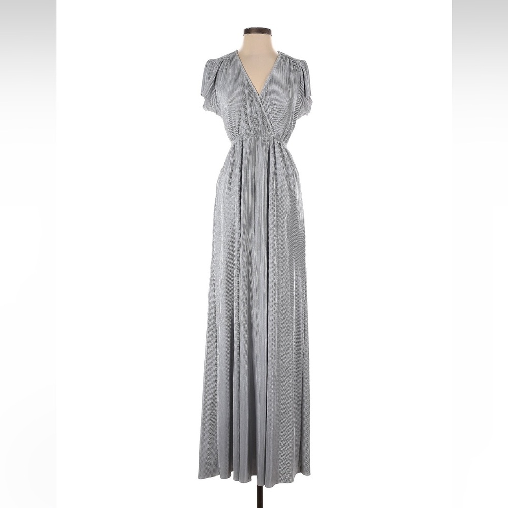 New Baltic Born Silver Maxi Dress Wedding photos Women’s size small